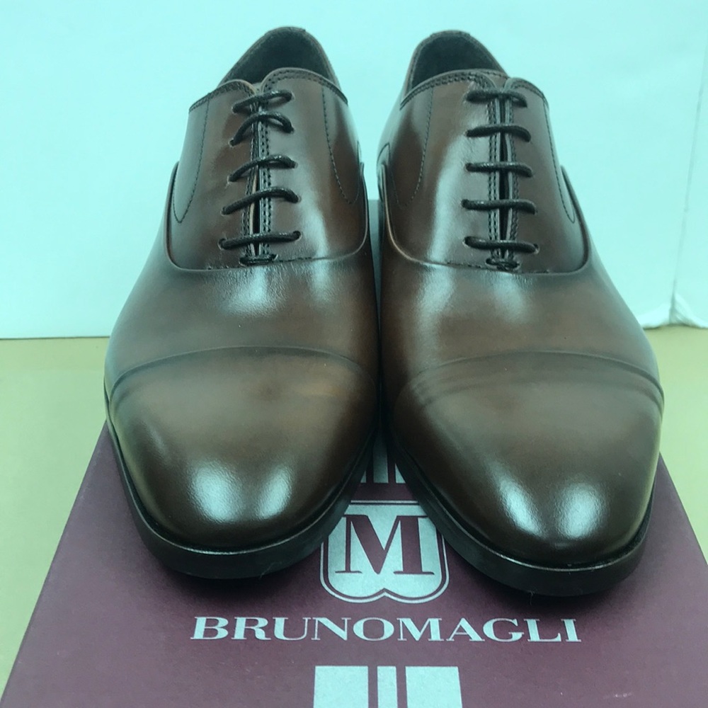 Brunomagli Cancun rust calf Oxford men size 8.5